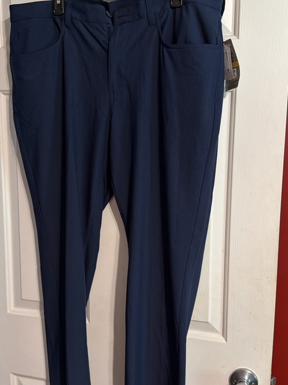 PGA Tour Slim Navy Performance Golf Pants